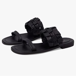 Free People Woven River Sandal Black Sz 38